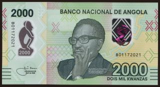 2000 kwanzas, 2020
