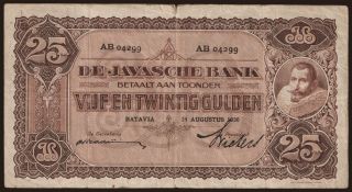 25 gulden, 1930