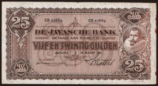 25 gulden, 1931