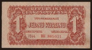 1 koruna, 1944