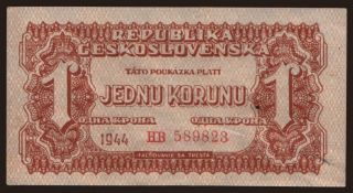 1 koruna, 1944