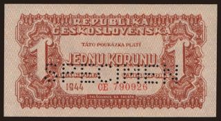 1 koruna, 1944