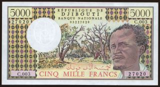 5000 francs, 1979