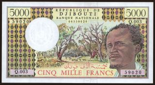 5000 francs, 1979