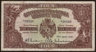 4 shillings, 1942