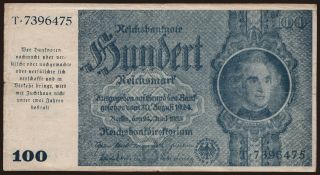 100 Reichsmark, 1935(45), Schörner