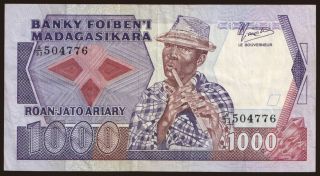 1000 francs, 1983