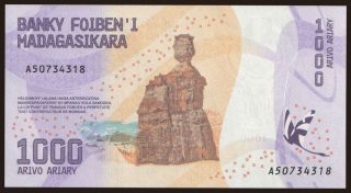 1000 ariary, 2017