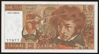 10 francs, 1975