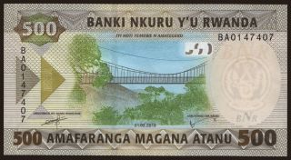 500 francs, 2019