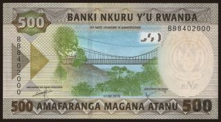 500 francs, 2019