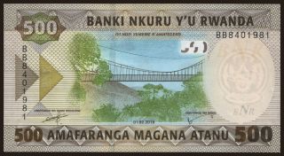 500 francs, 2019