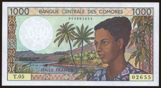 1000 francs, 1994