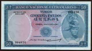 50 escudos, 1967