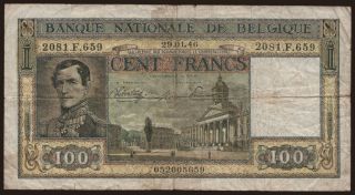 100 francs, 1946