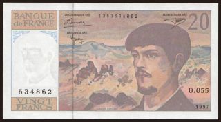 20 francs, 1997