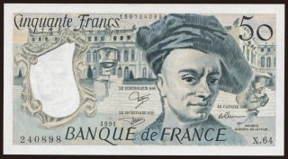 50 francs, 1991