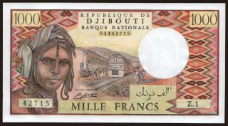 1000 francs, 1988
