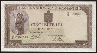 500 lei, 1941