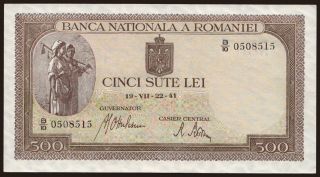 500 lei, 1941