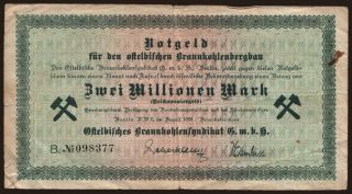 Berlin/ Ostelbisches Braunkohlensyndikat G.m.b.H., 2.000.000 Mark, 1923