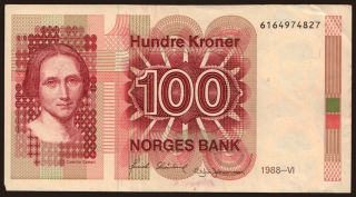 100 kroner, 1986