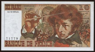 10 francs, 1974