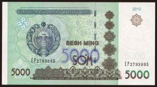 5000 sum, 2013