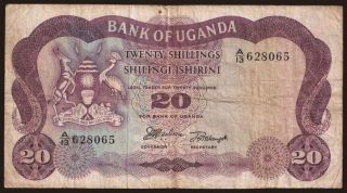 20 shillings, 1966