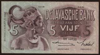 5 gulden, 1939