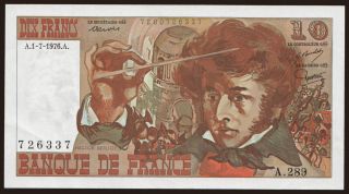 10 francs, 1976
