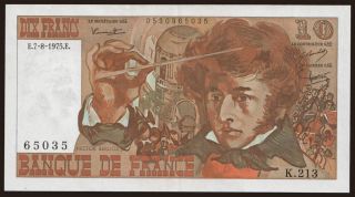 10 francs, 1975