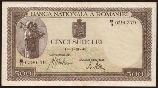 500 lei, 1943
