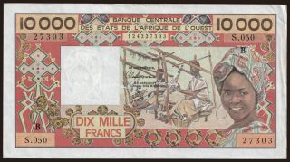 Benin, 10.000 francs, 1991