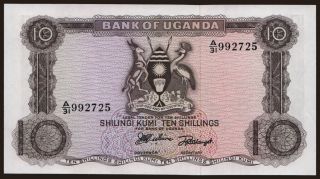 10 shillings, 1966