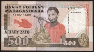 500 francs, 1988