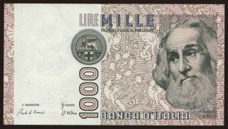 1000 lire, 1982