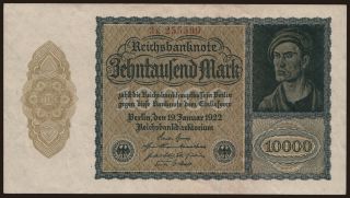 10.000 Mark, 1922