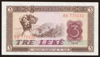 3 leke, 1976