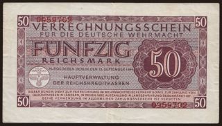 Wehrmacht, 50 Reichsmark, 1944