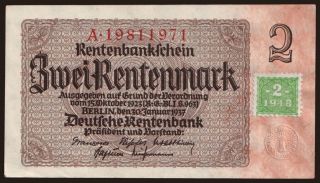 2 Rentenmark, 1937(48)