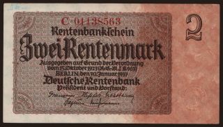 2 Rentenmark, 1937