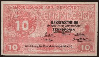 Wiener-Neustadt, 10 Kronen, 1918