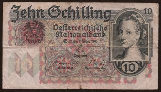 10 Schilling, 1946