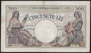 500 lei, 1938