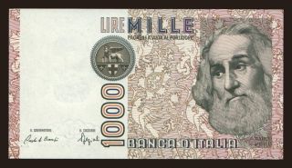 1000 lire, 1988