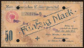 Hannoversch Münden, 50 Mark, 1916
