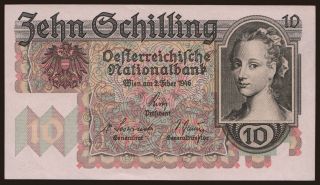10 Schilling, 1946