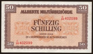 50 Schilling, 1944