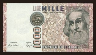 1000 lire, 1988